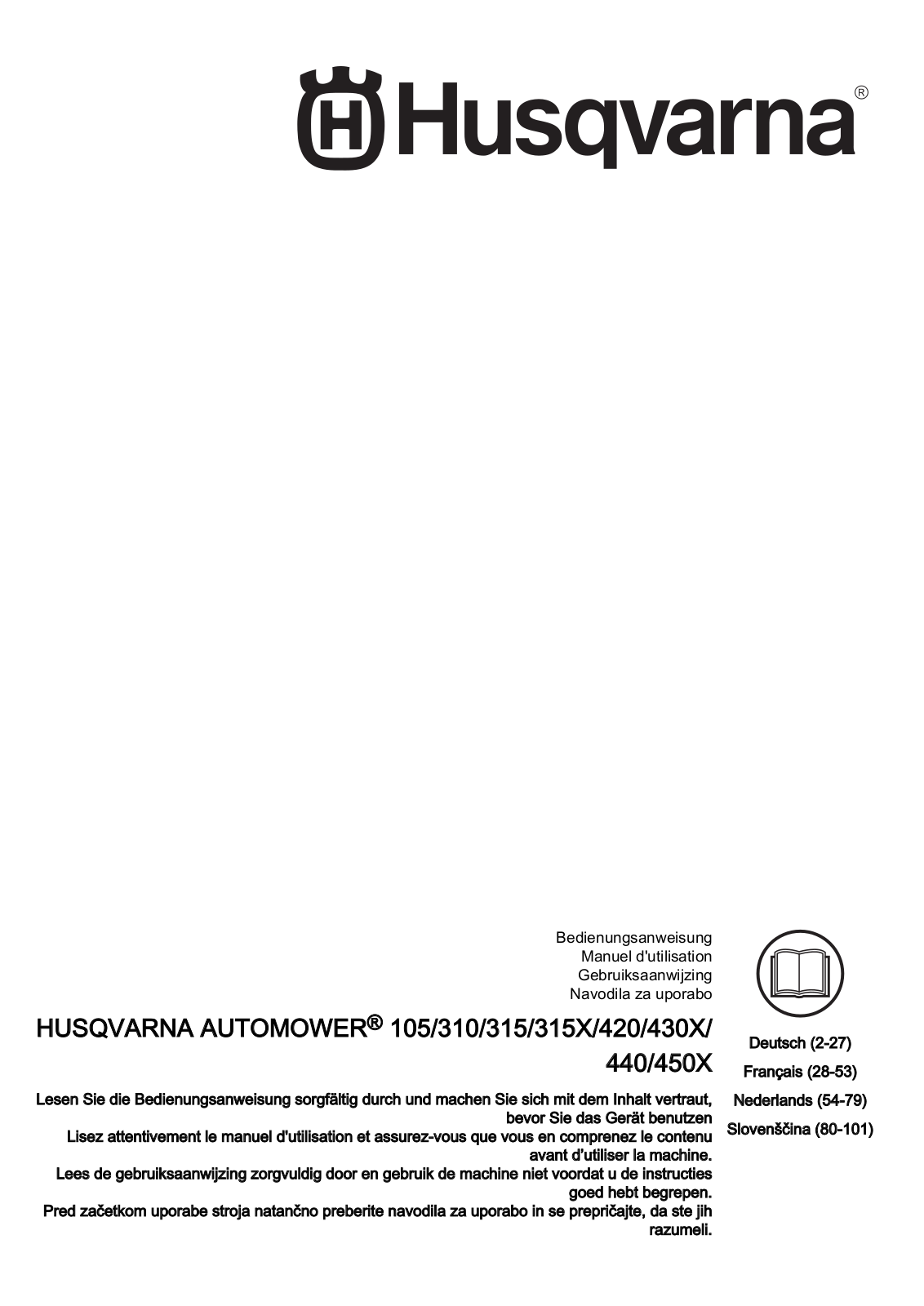 Husqvarna Automower 420 User Manual