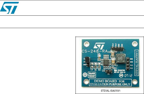 ST ISA070V1 User Manual