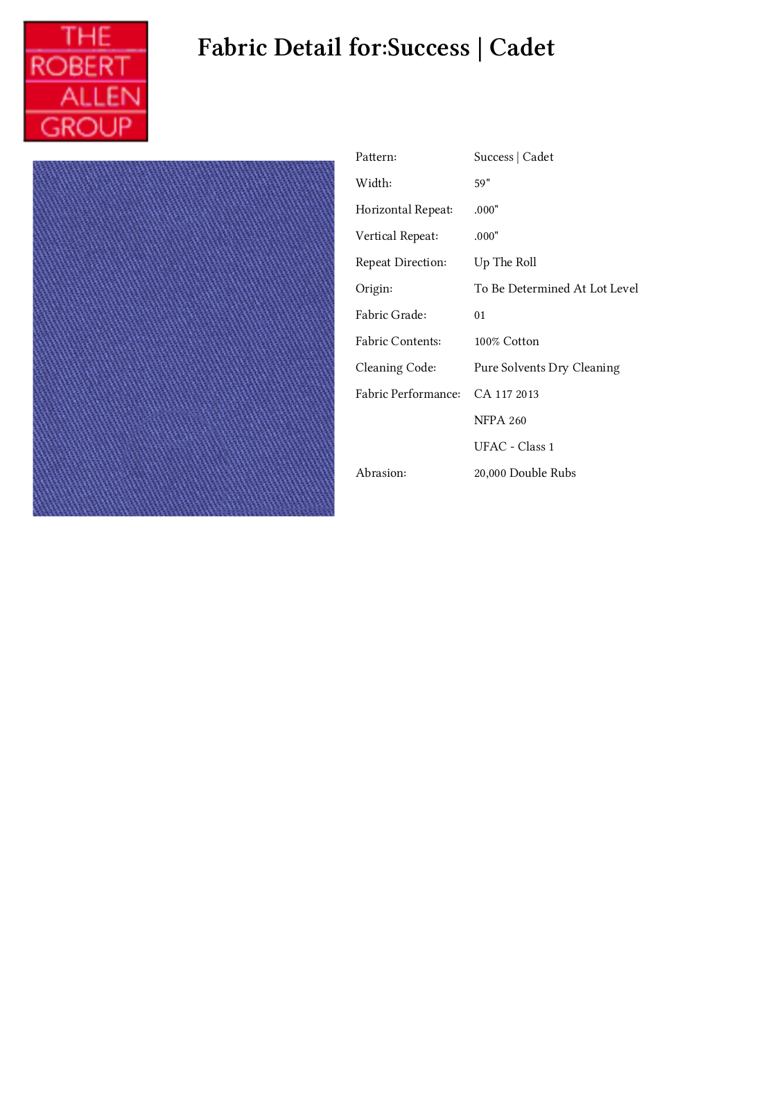 Robert Allen RALF1945 Specifications - ManualMachine.com