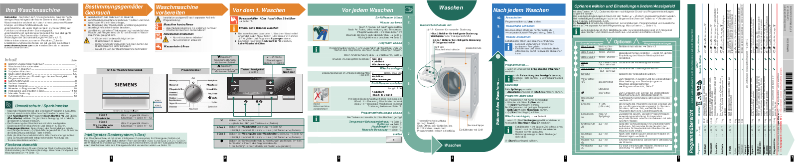 Siemens WM14S890 User Manual