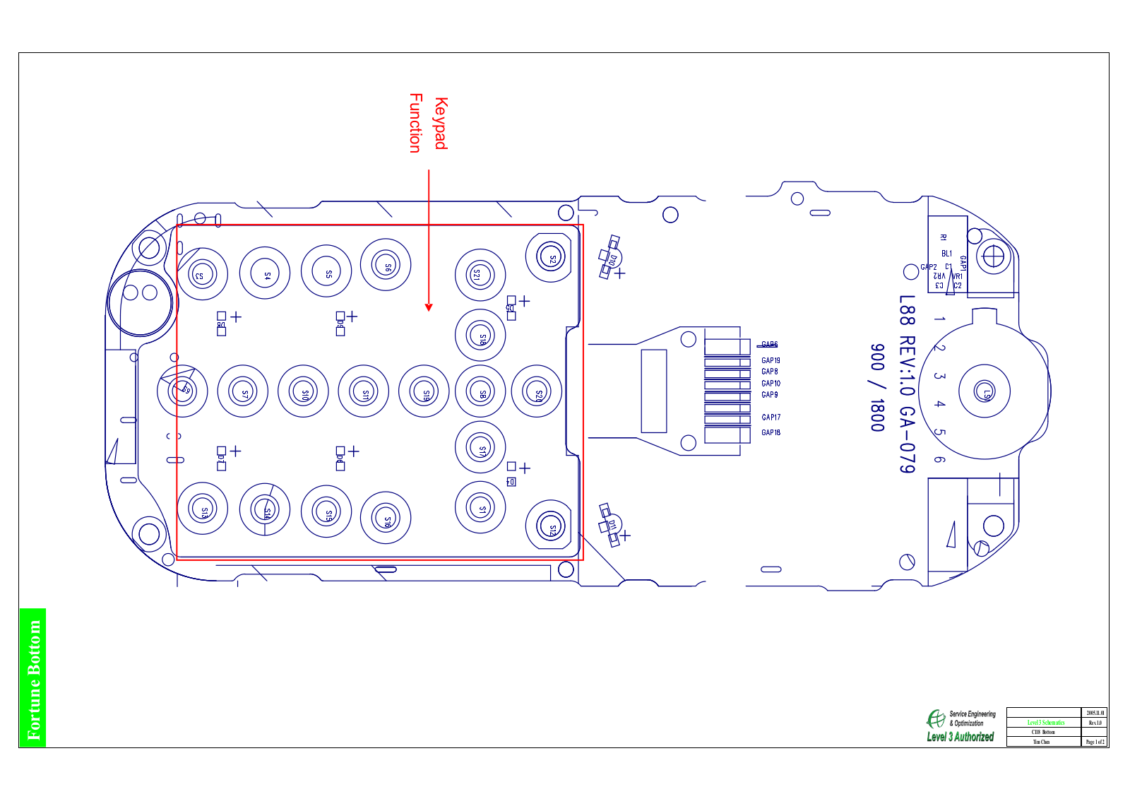 Motorola C118 Schematics