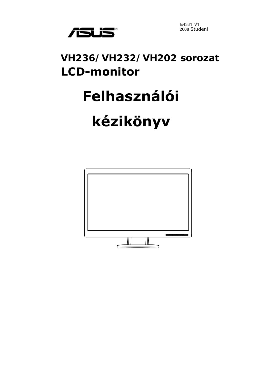 Asus VH232H, VH202D, VH232T, VH202N, VH202S User Manual