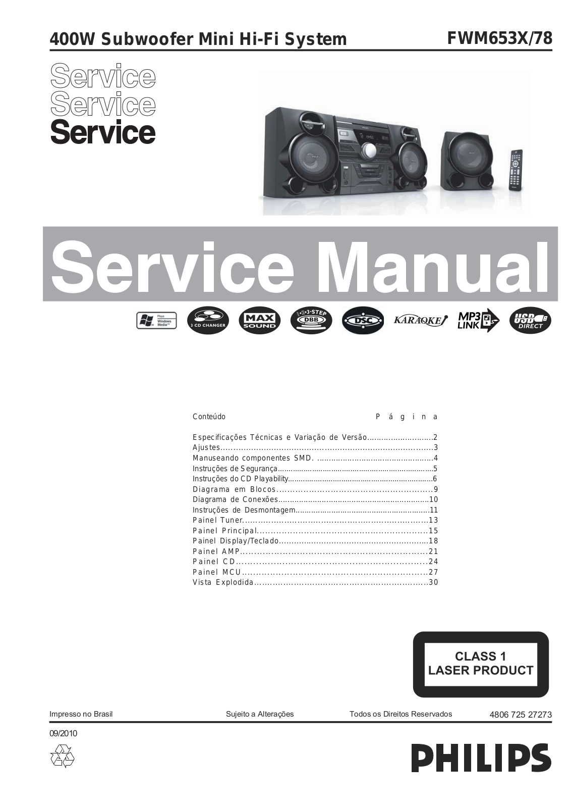 Philips FWM653x-78 Schematic