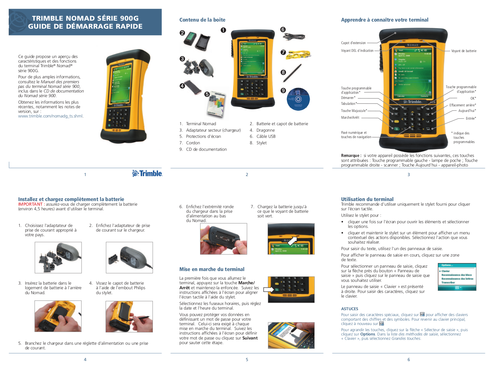 TRIMBLE NOMAD 900G User Manual