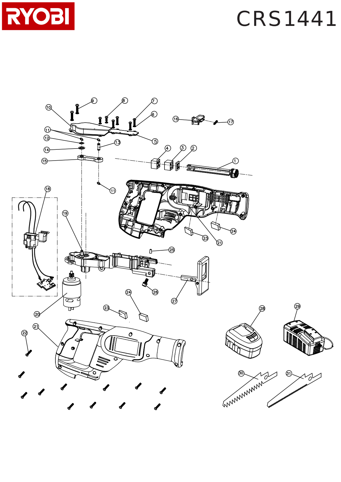 Ryobi CRS1441 User Manual