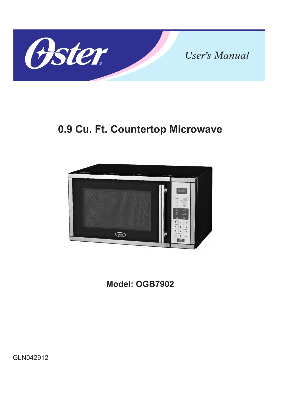 Oster OGB7902 User Manual