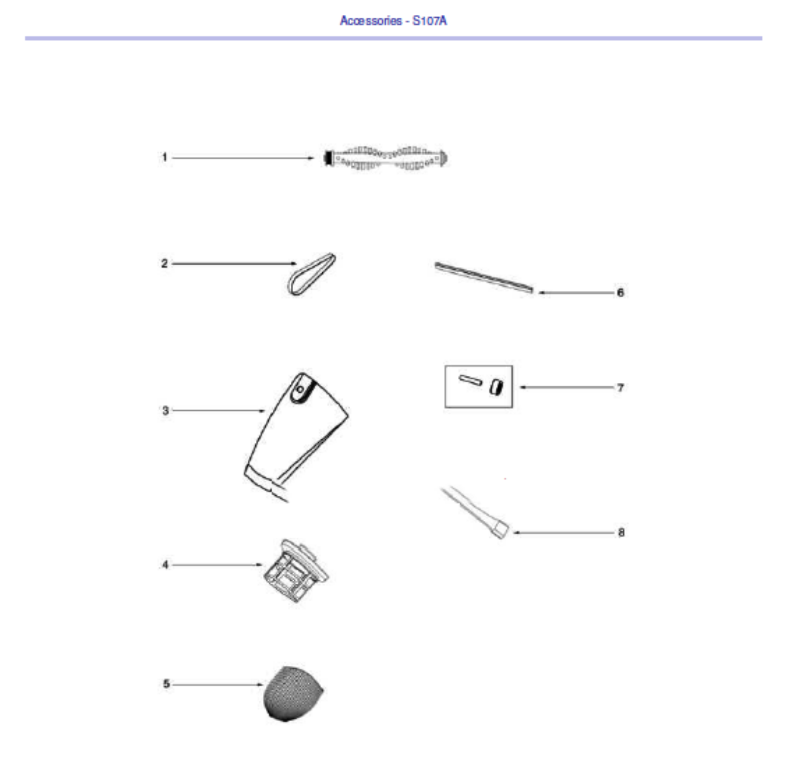 Sanitaire S107a Owner's Manual