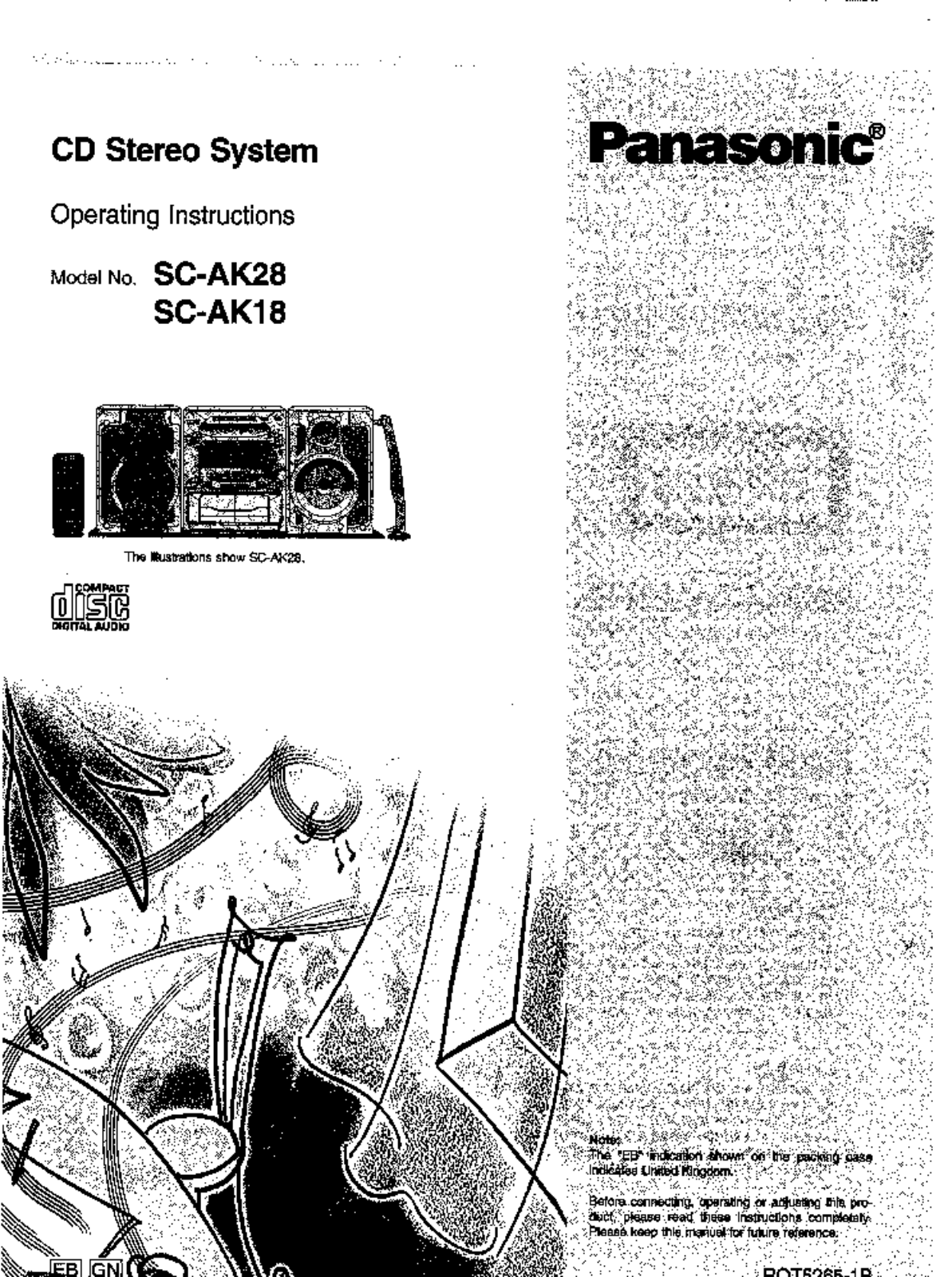 Panasonic SC-AK28 User Manual