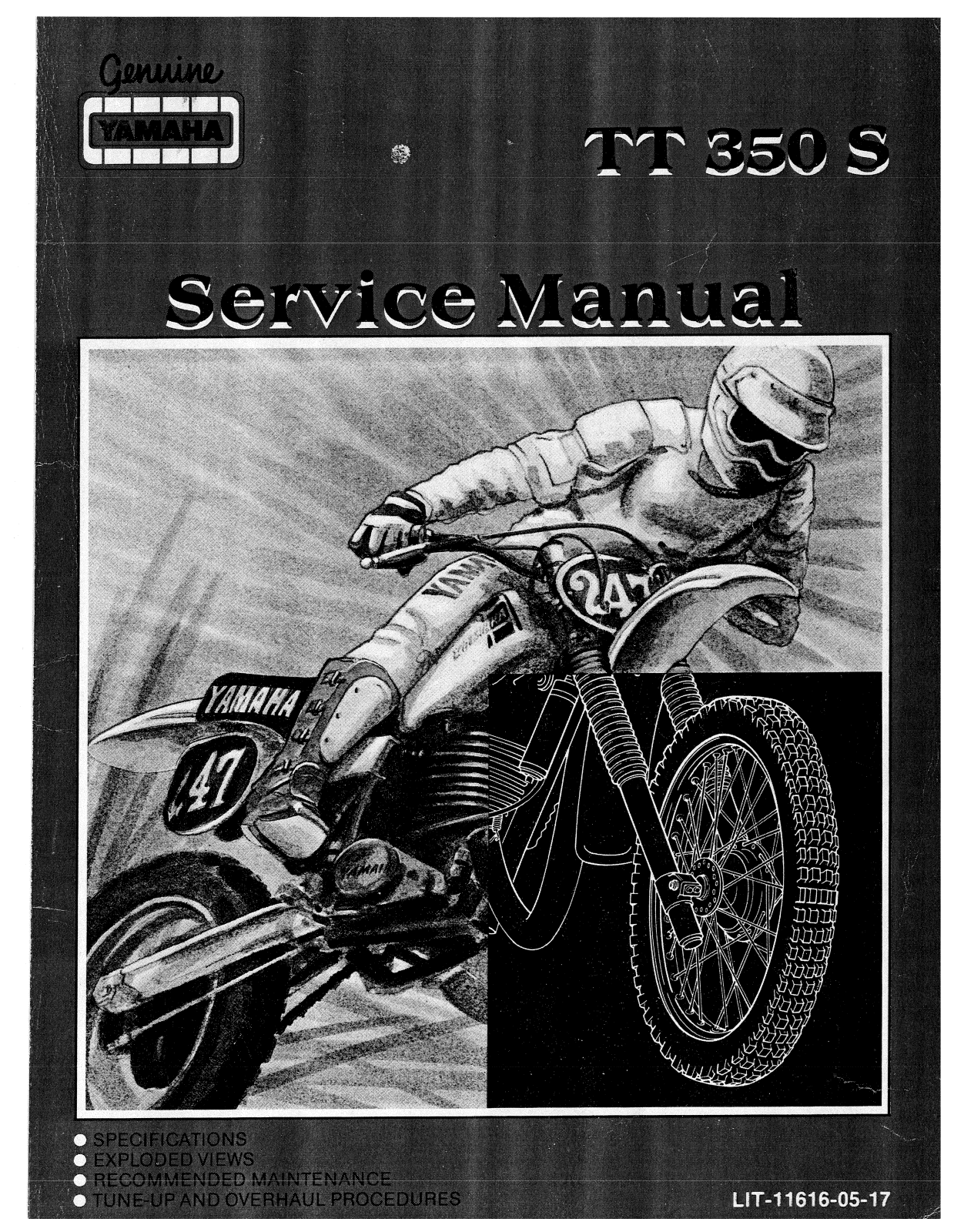 Yamaha TT350S Service Manual