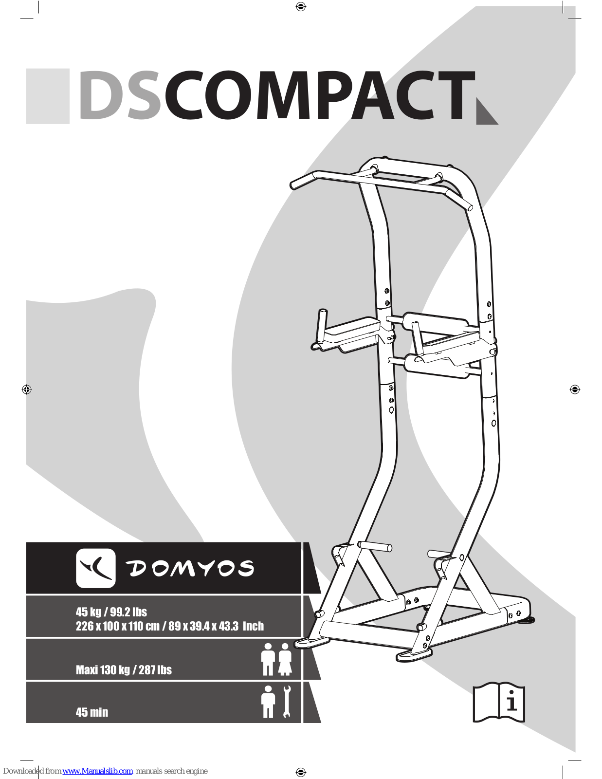 Domyos DS Compact Assembly Instruction Manual