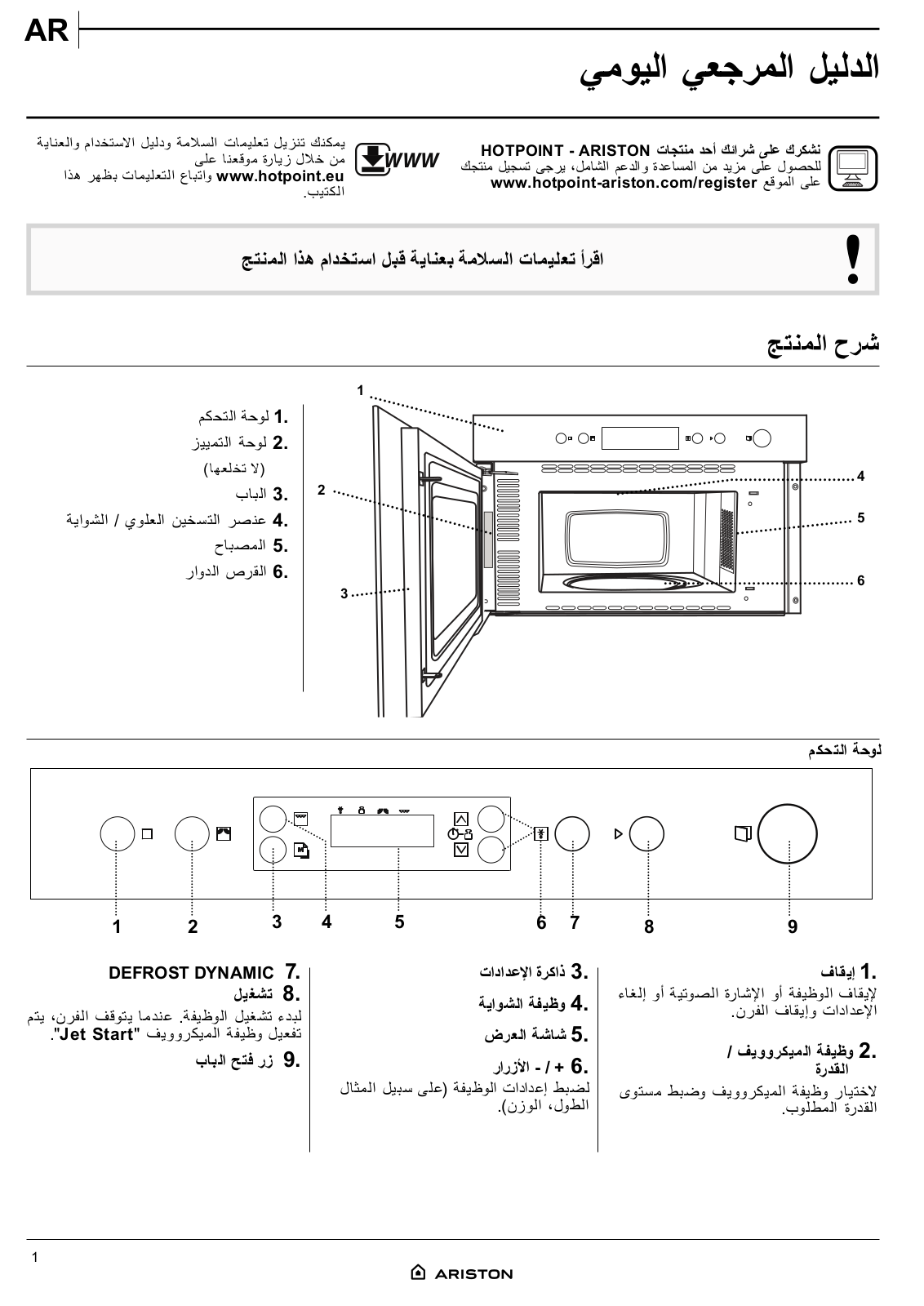 ARISTON MN 313 IX A Daily Reference Guide