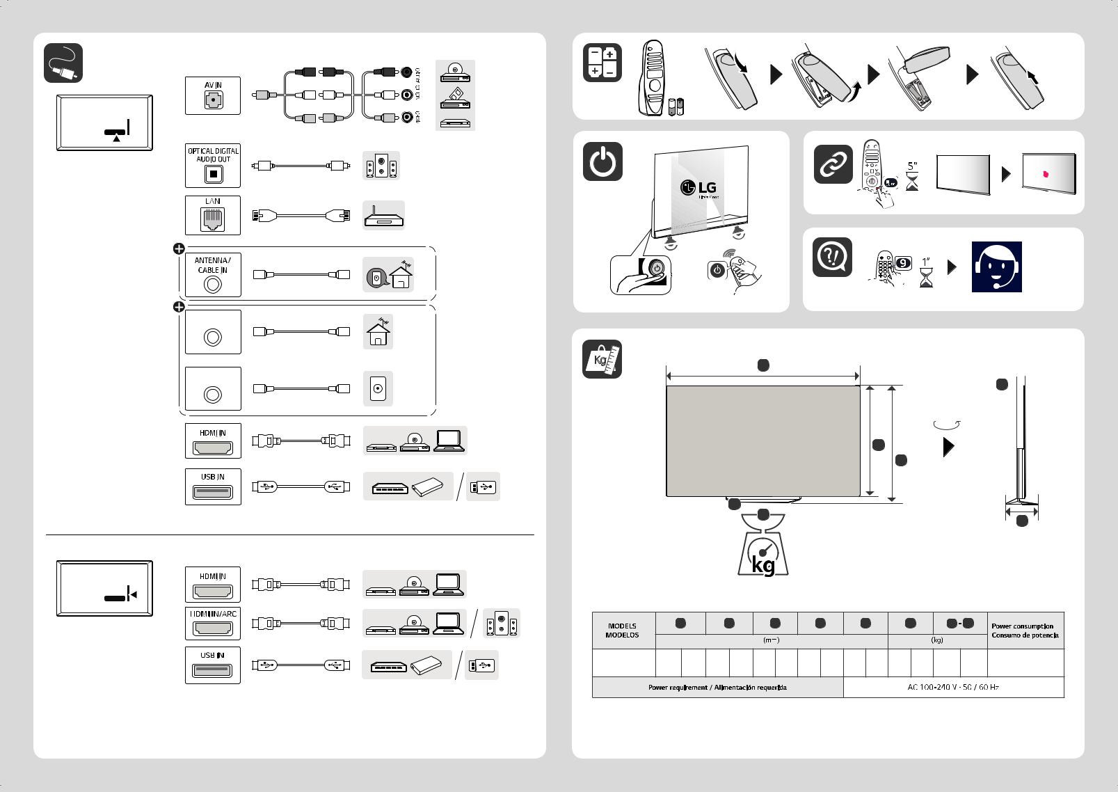 LG OLED77C9PSB Quick Setup Guide