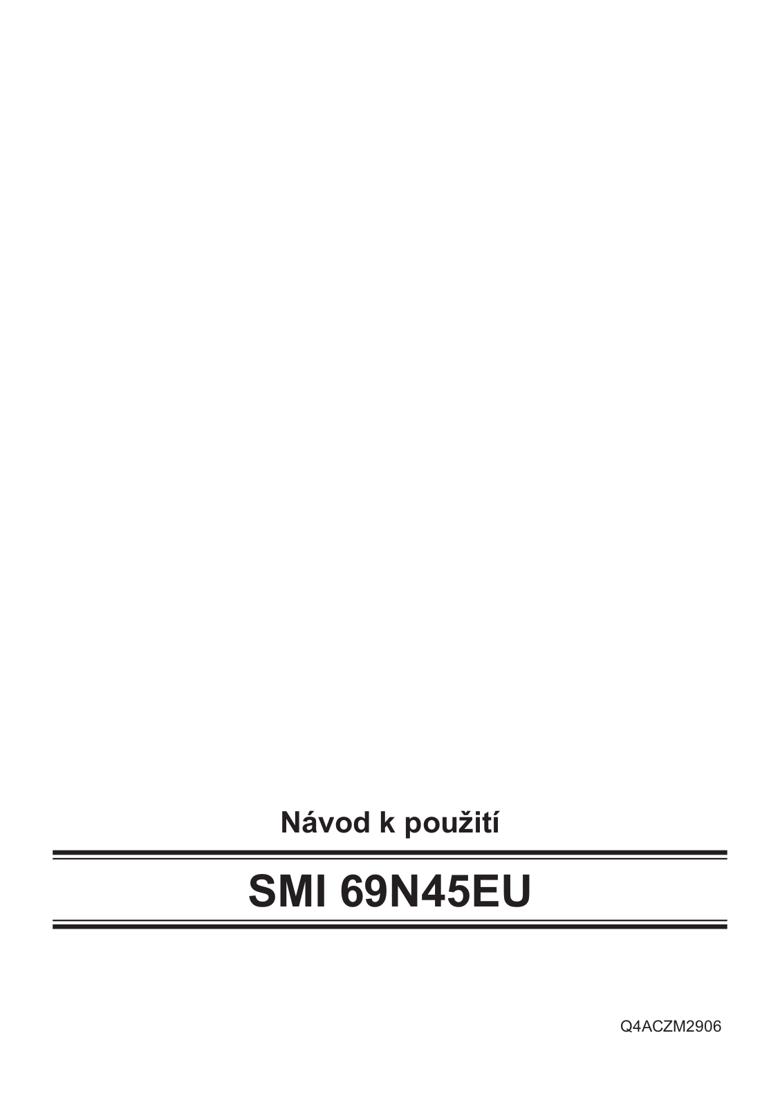 Bosch SMI69N45EU User Manual