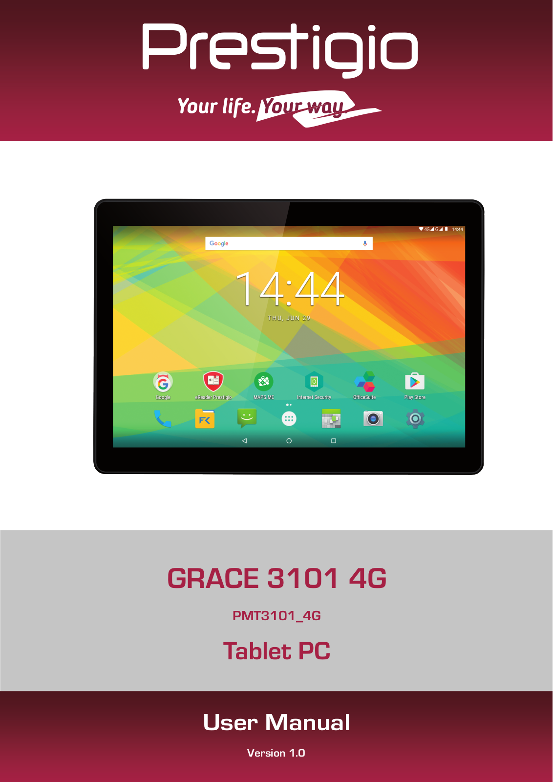 Prestigio MultiPad Grace 3101 4G Instruction Manual