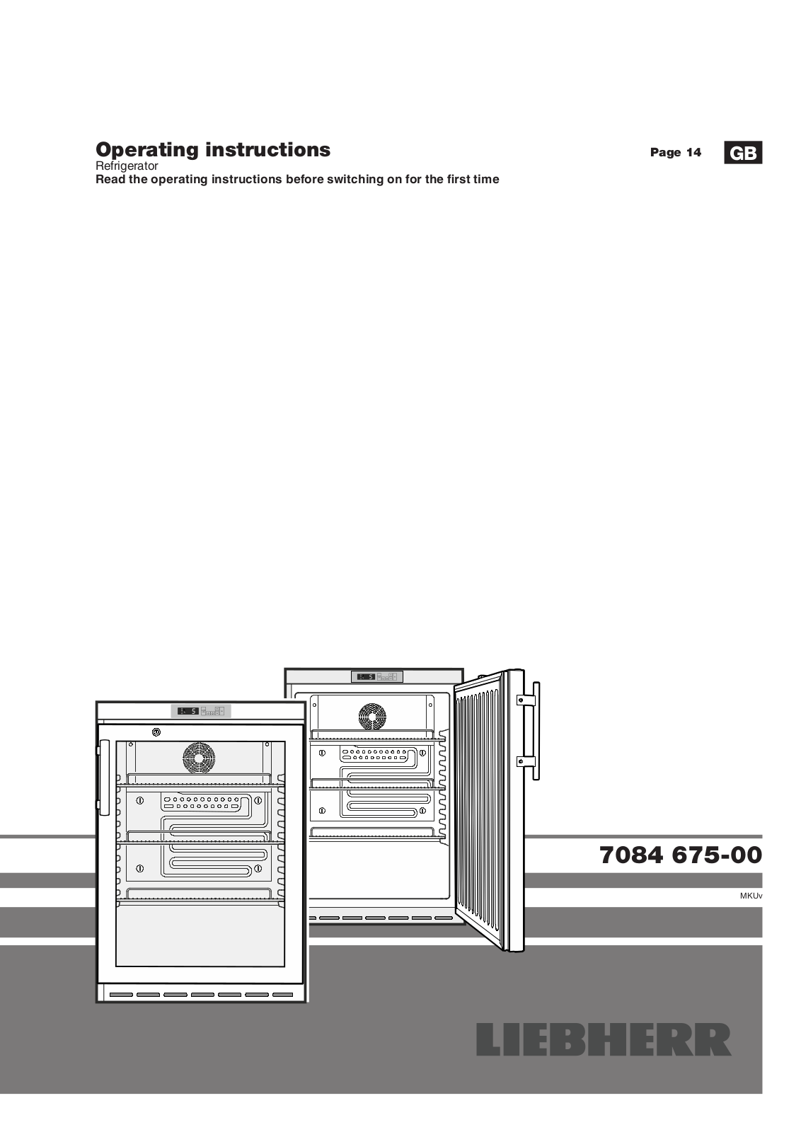 Liebherr MKUv 1610 User Manual