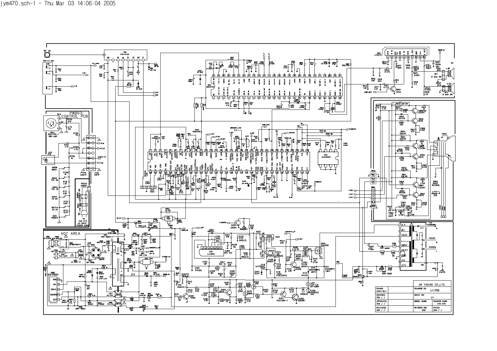 China JYM-470 Schematic