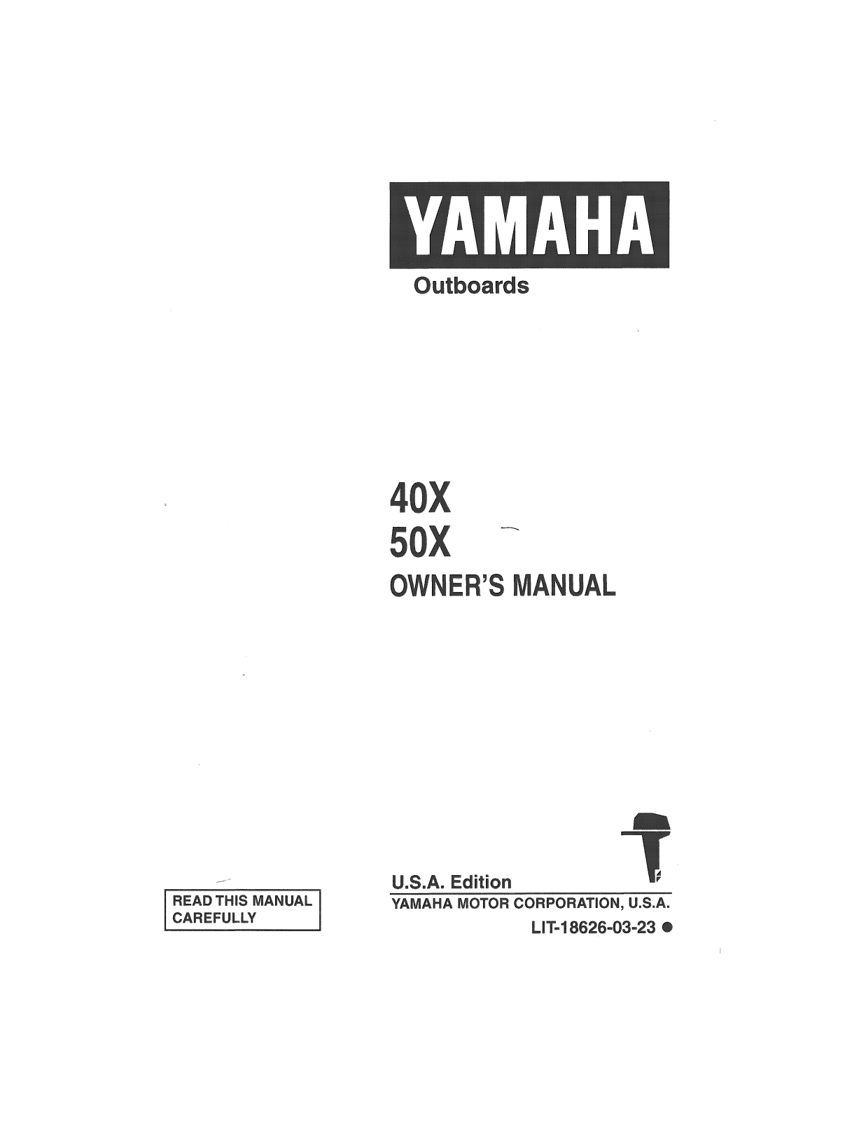 Yamaha 40X, 50X Owner's Manual