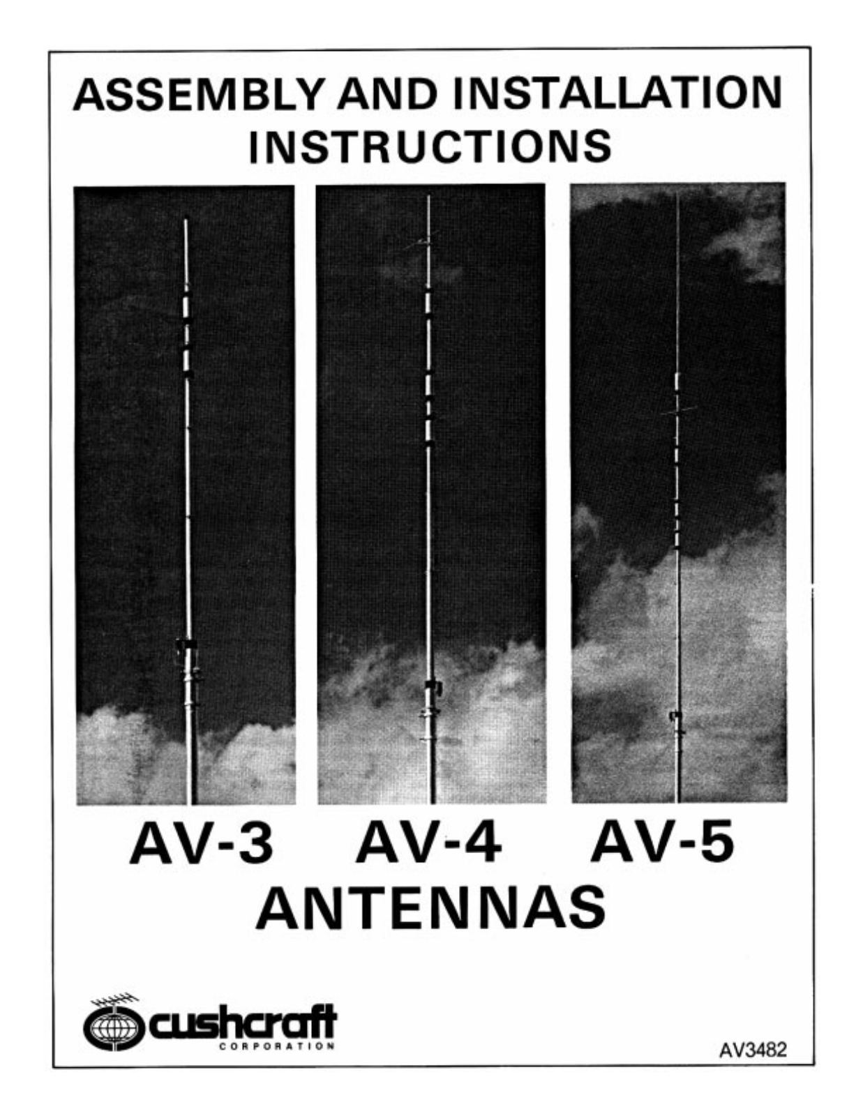Cushcraft AV-3, AV-4, AV-5 User manual - ManualMachine.com