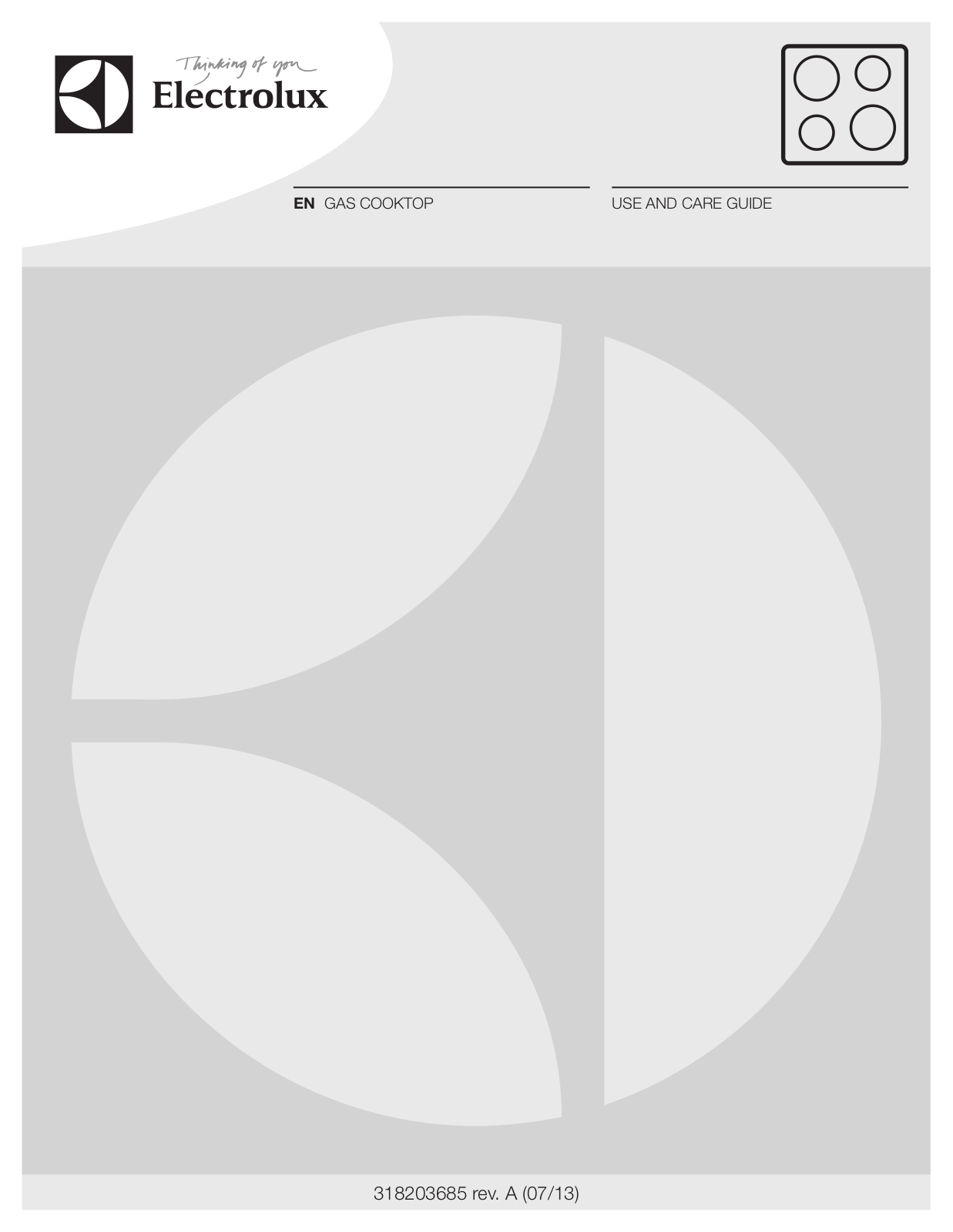 Electrolux 318203685 User Manual