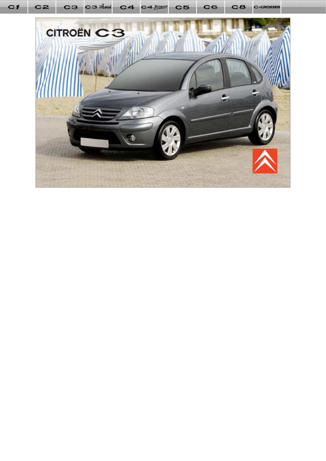 CITROEN C3 User Manual