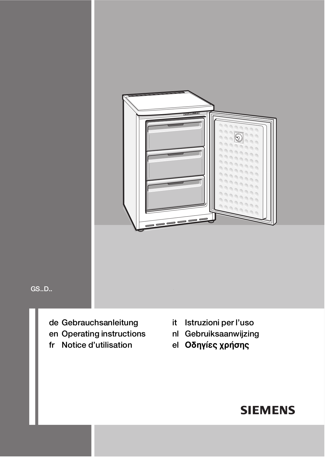 SIEMENS GS10DN21, GS10DN00 User Manual