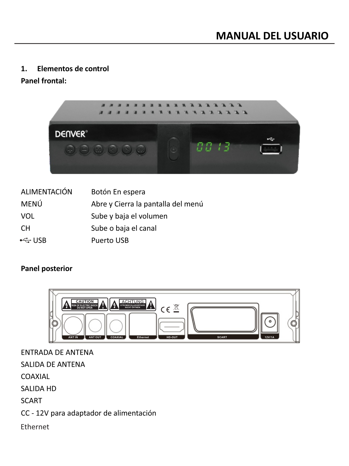 DENVER DTB-138 User guide - ManualMachine.com