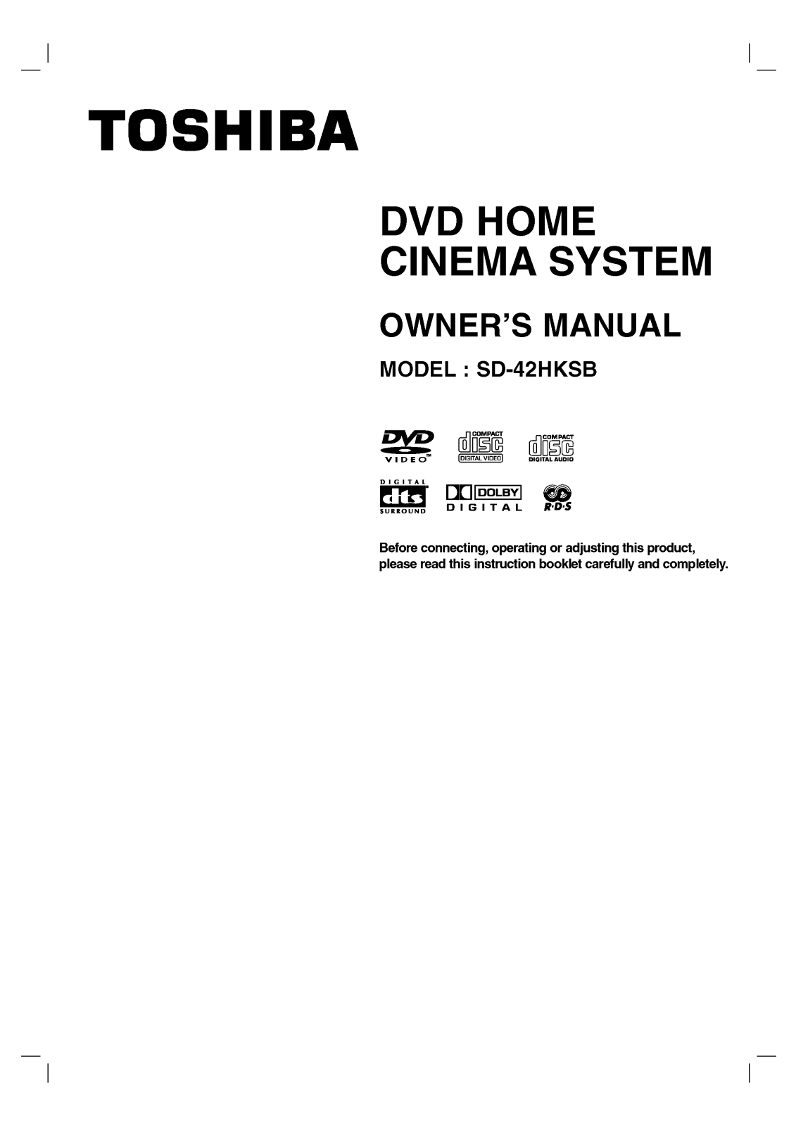 LG SD-42HK-S-TB User Manual