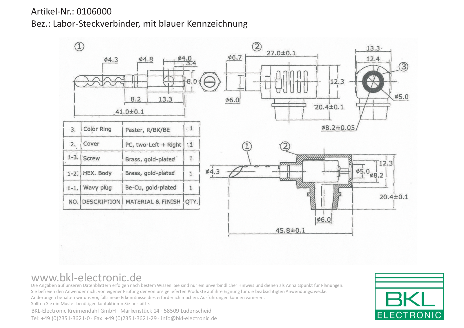 BKL BWS 4GB Datasheet - ManualMachine.com