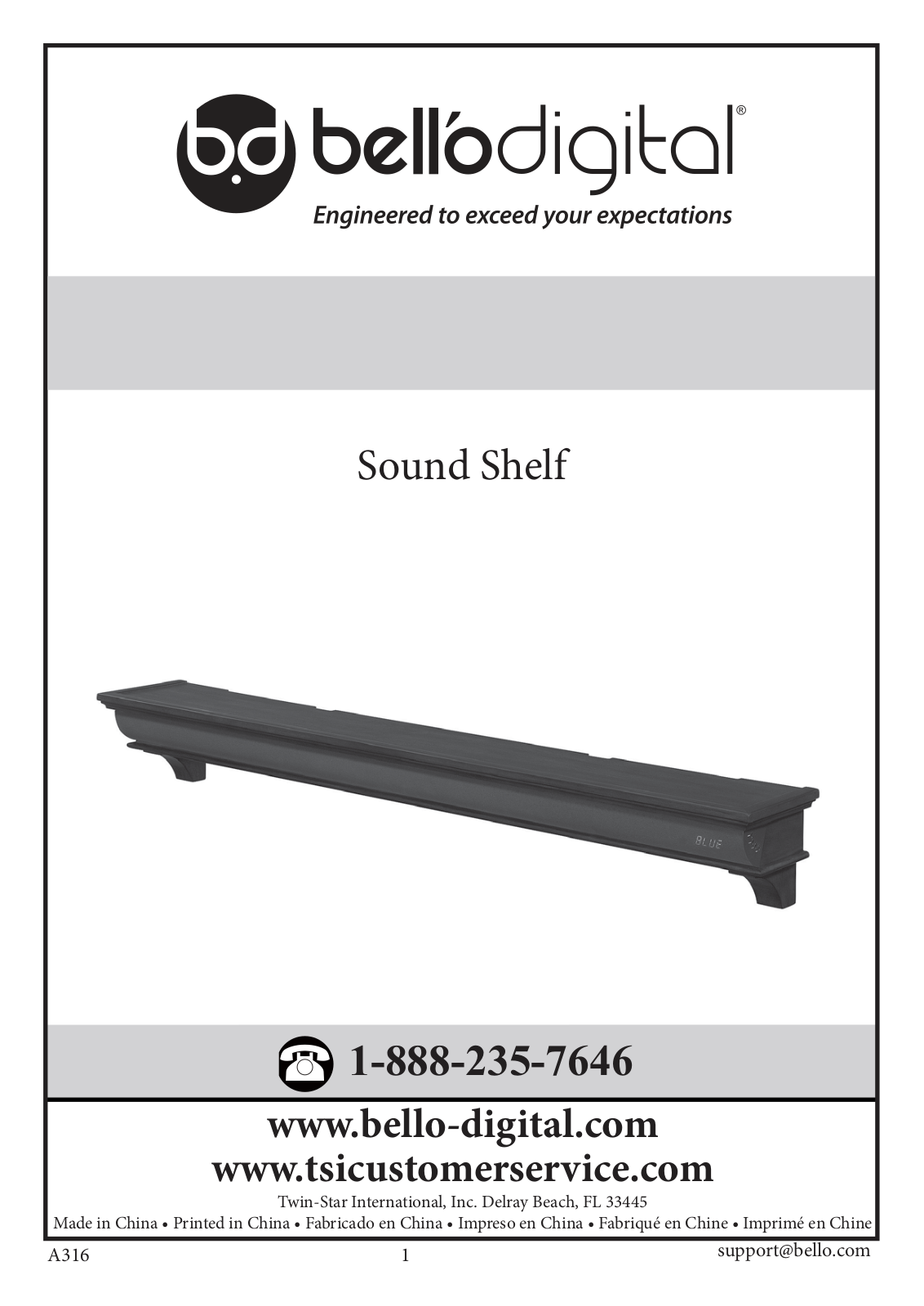 Twin Star SSHELF User Manual