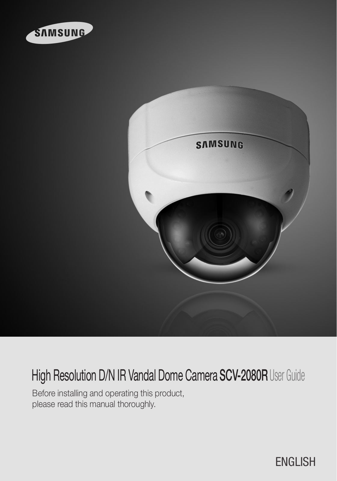 Samsung SCV-2080R User Manual