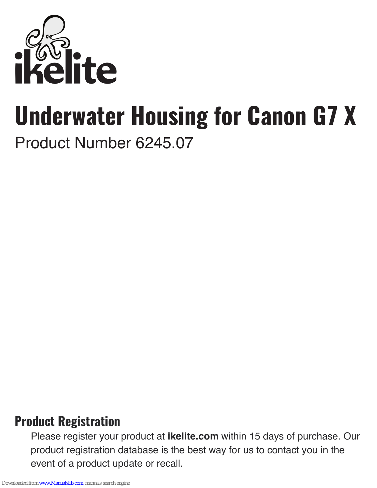 Ikelite 6245.07 User Manual