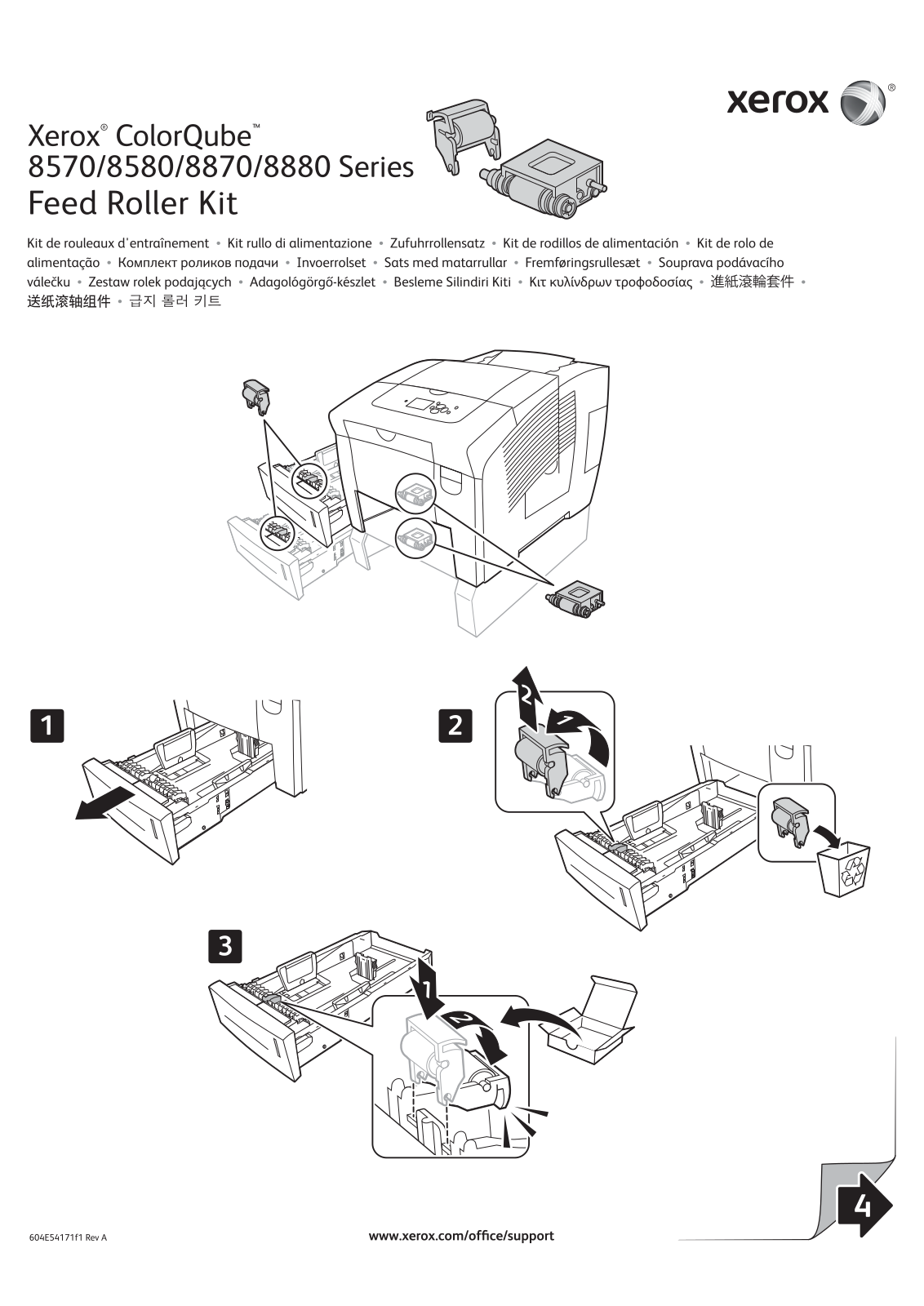 Xerox 8880, 8870, 8570, 8580 User Manual