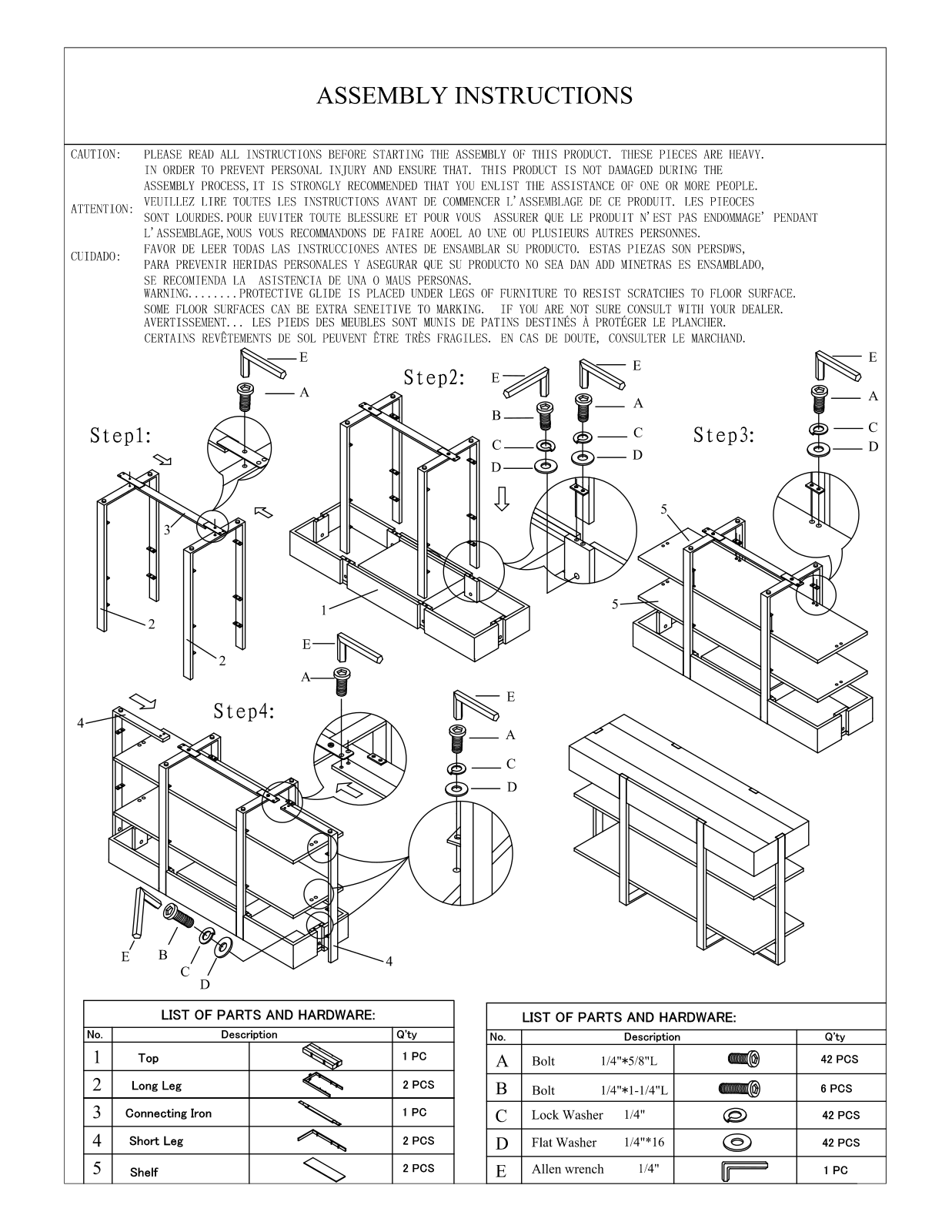 Union Rustic W000359288 Assembly Instructions - ManualMachine.com