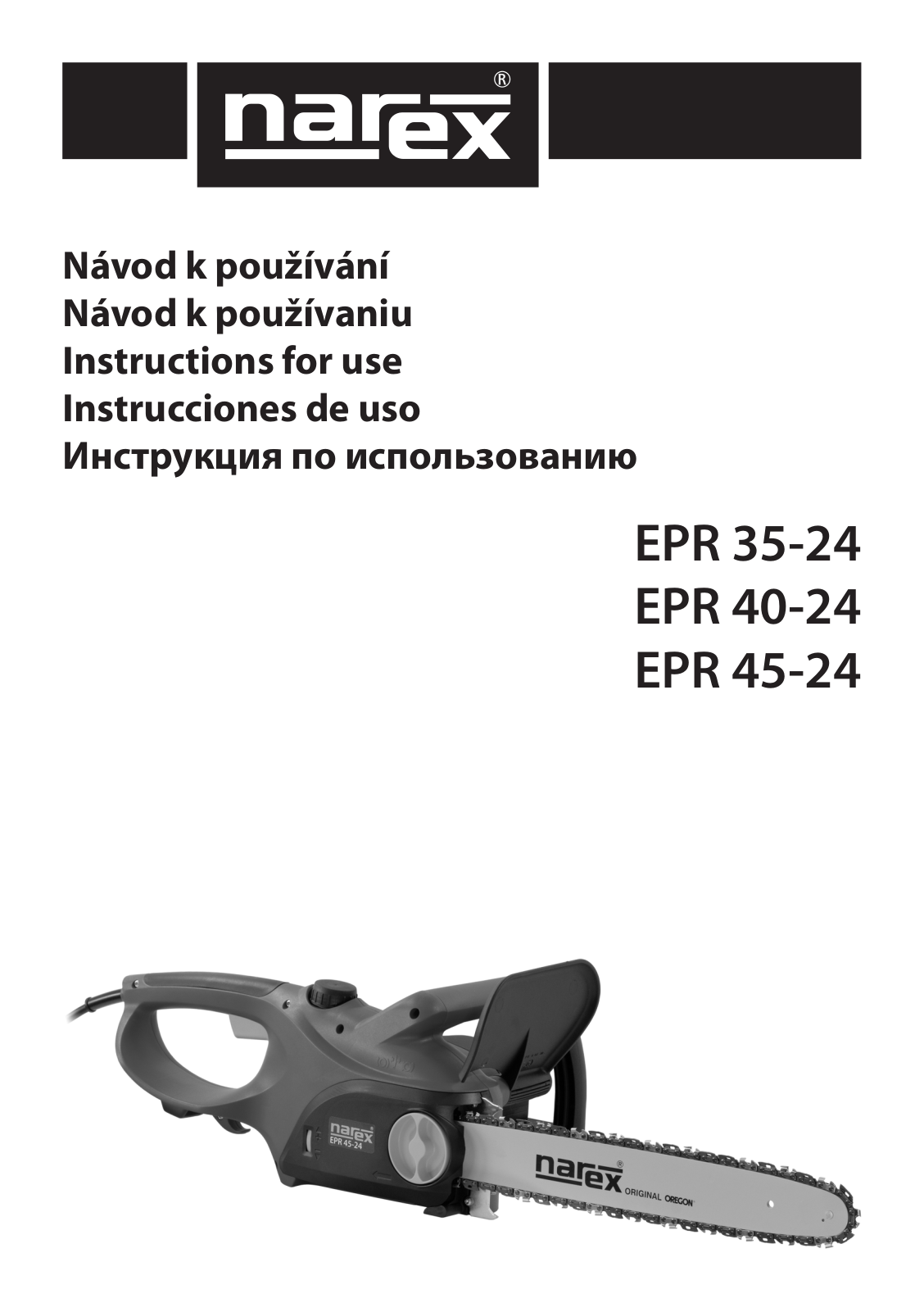 Narex EPR 45-24, EPR 35-24, EPR 40-24 A User Manual