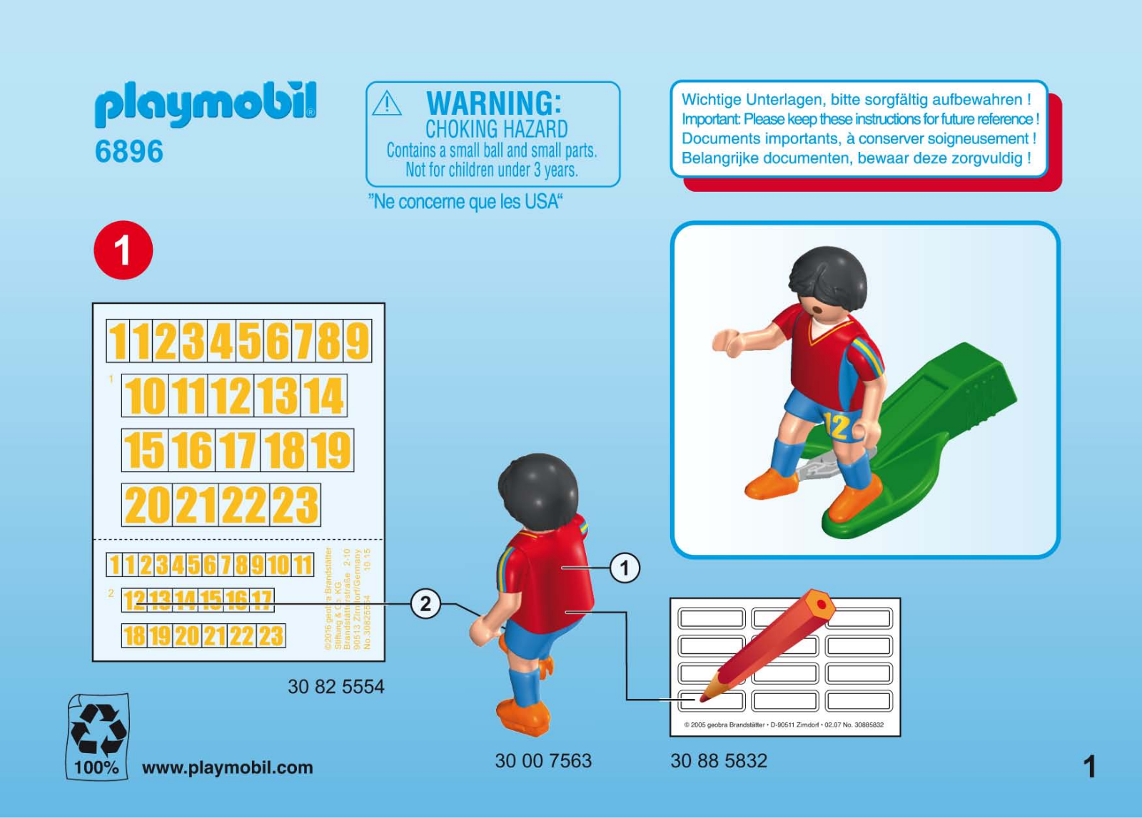 Playmobil 6896 Instructions