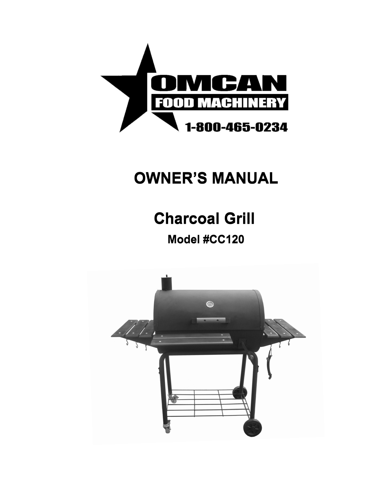 Omcan Food Machinery CC120 Installation  Manual