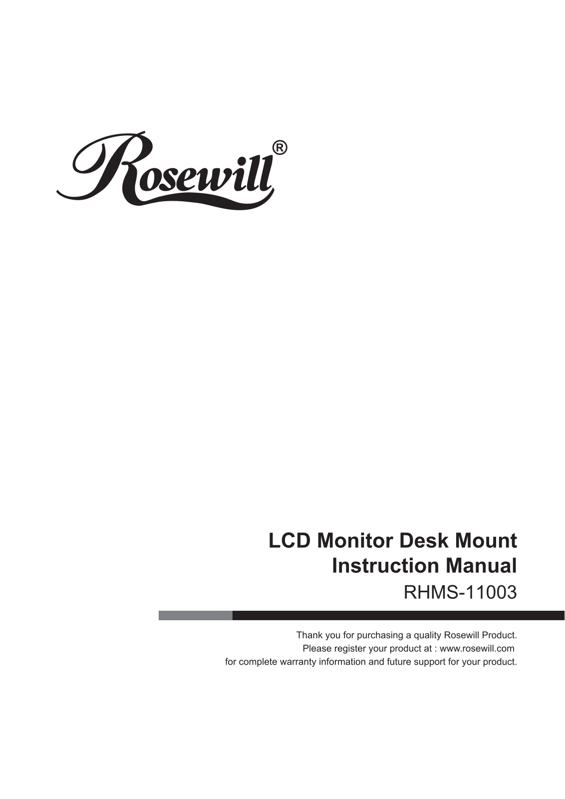 Rosewill RHMS-11003 User Manual