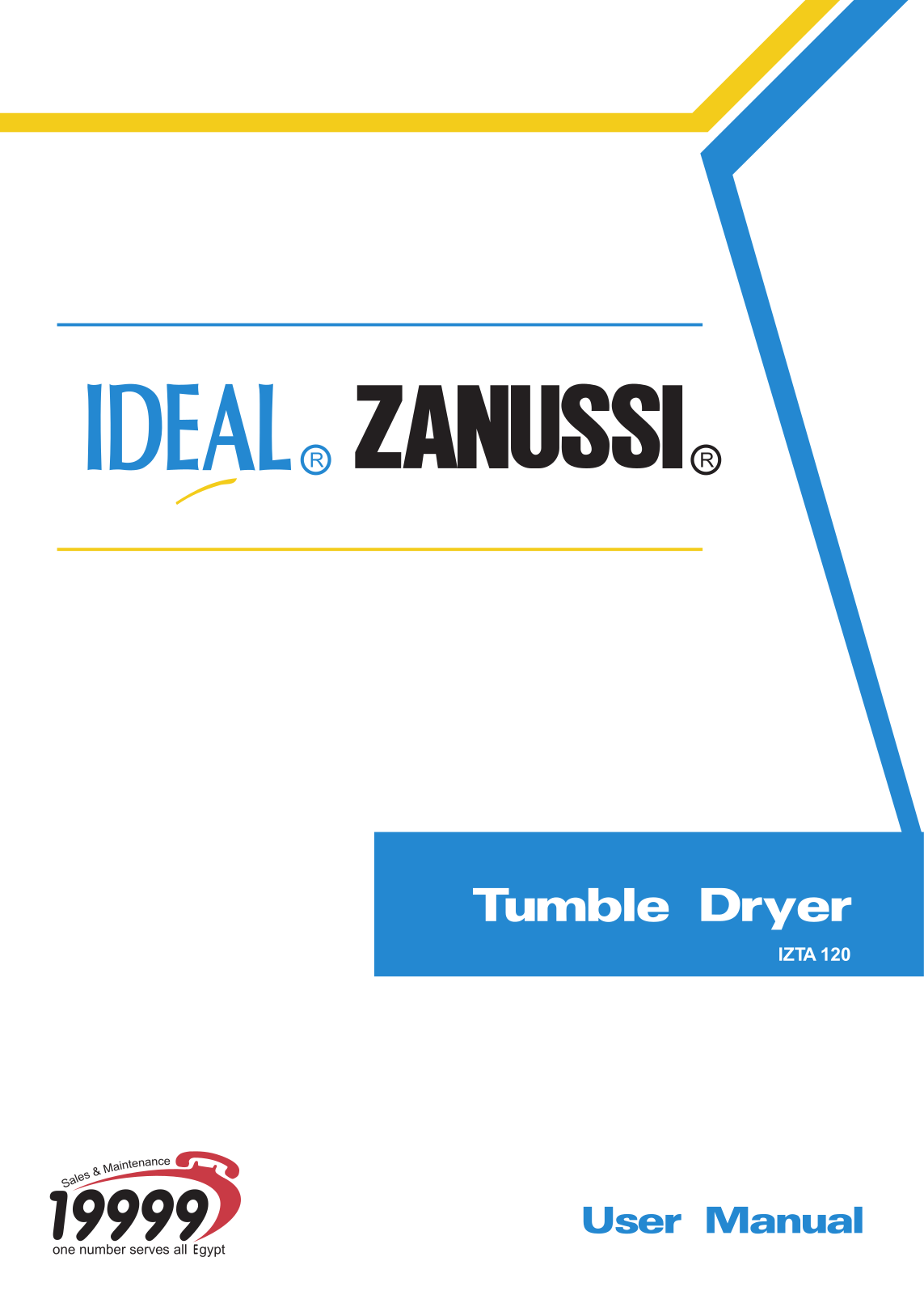 Zanussi IZTA120 USER MANUAL