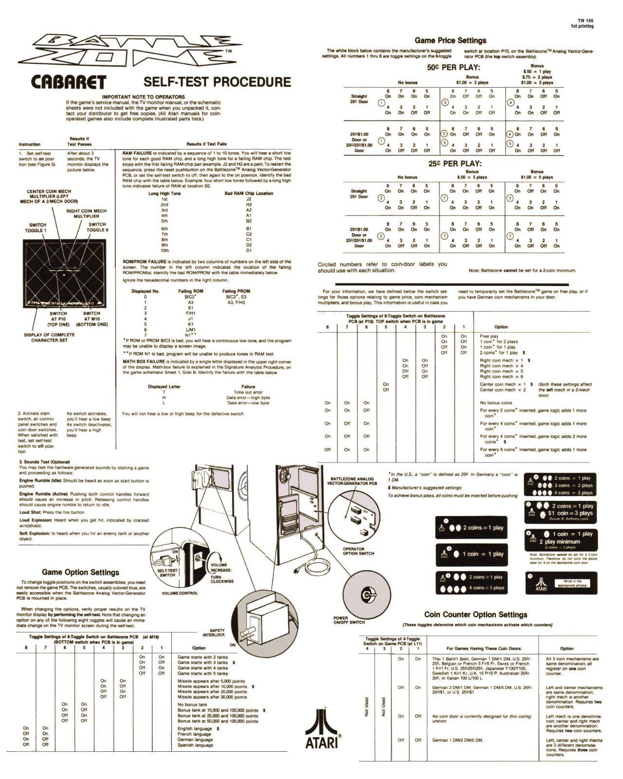 ATARI TM-166 User Guide