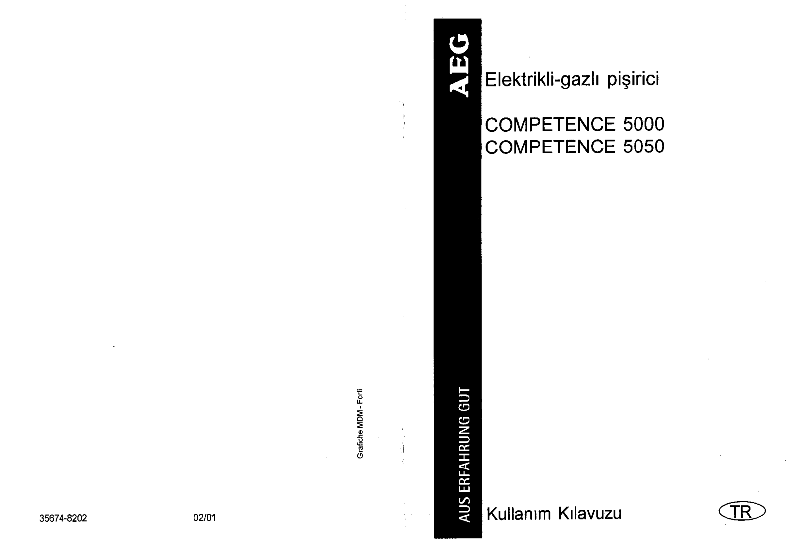 AEG COMPETENCE 5000, COMPETENCE 5050 Manual