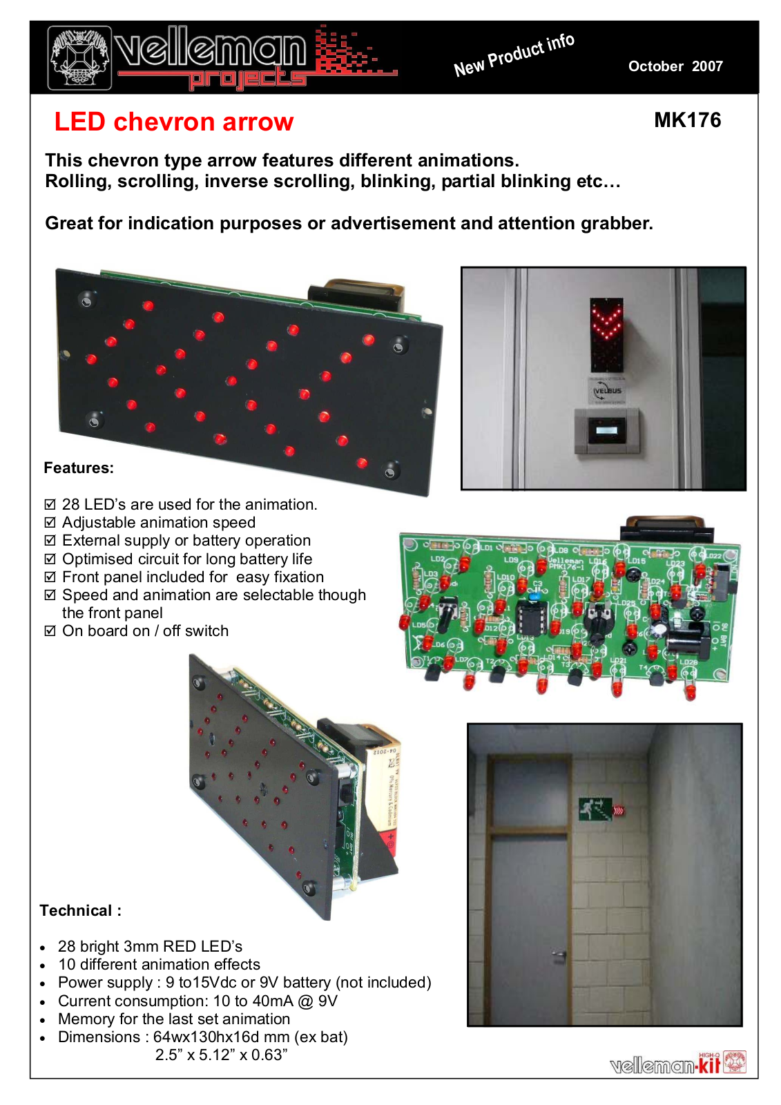 Velleman MK176 Datasheet - ManualMachine.com
