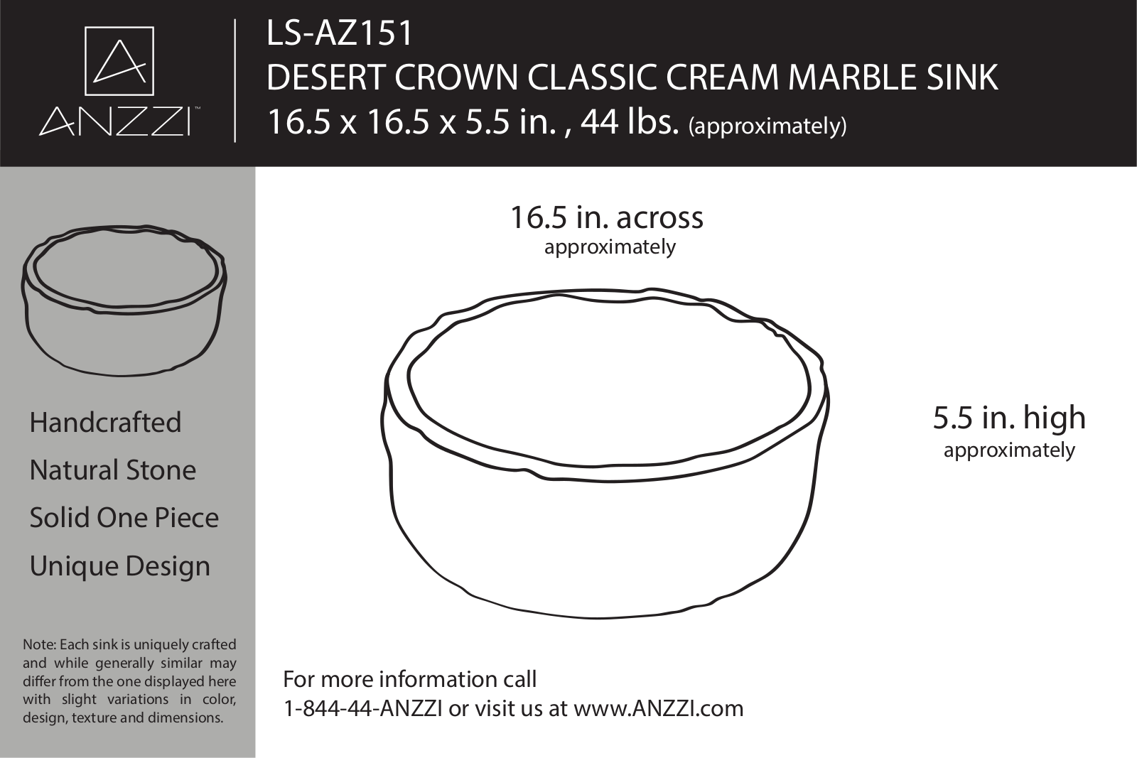 ANZZI ANZI1075 Specifications - ManualMachine.com