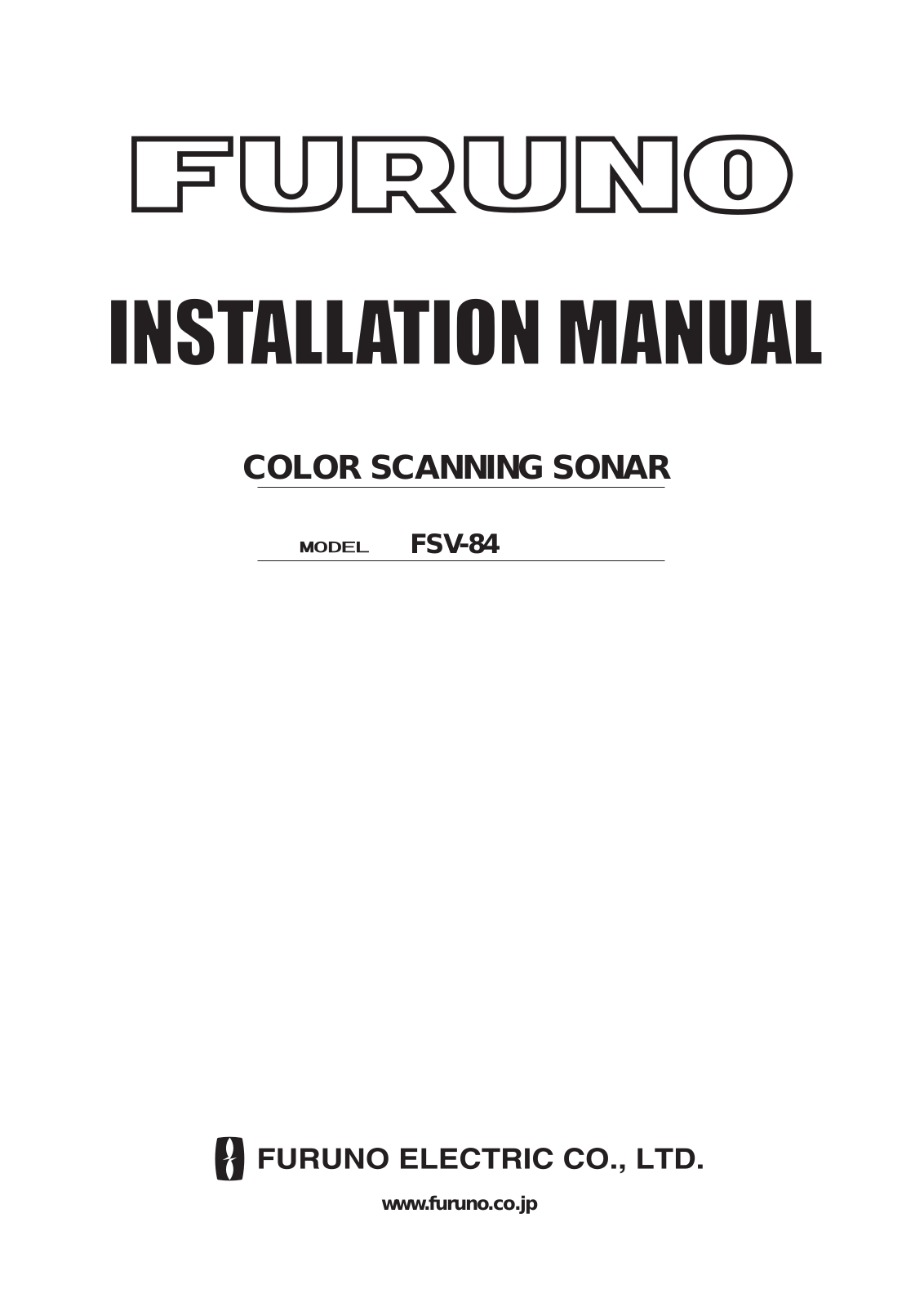 Furuno FSV-84 User Manual