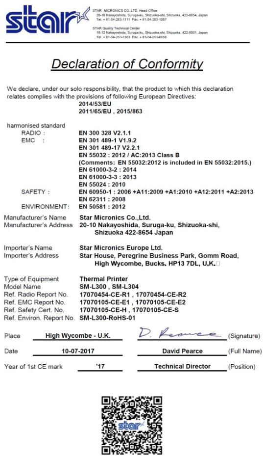 Star SM-L300 User Manual