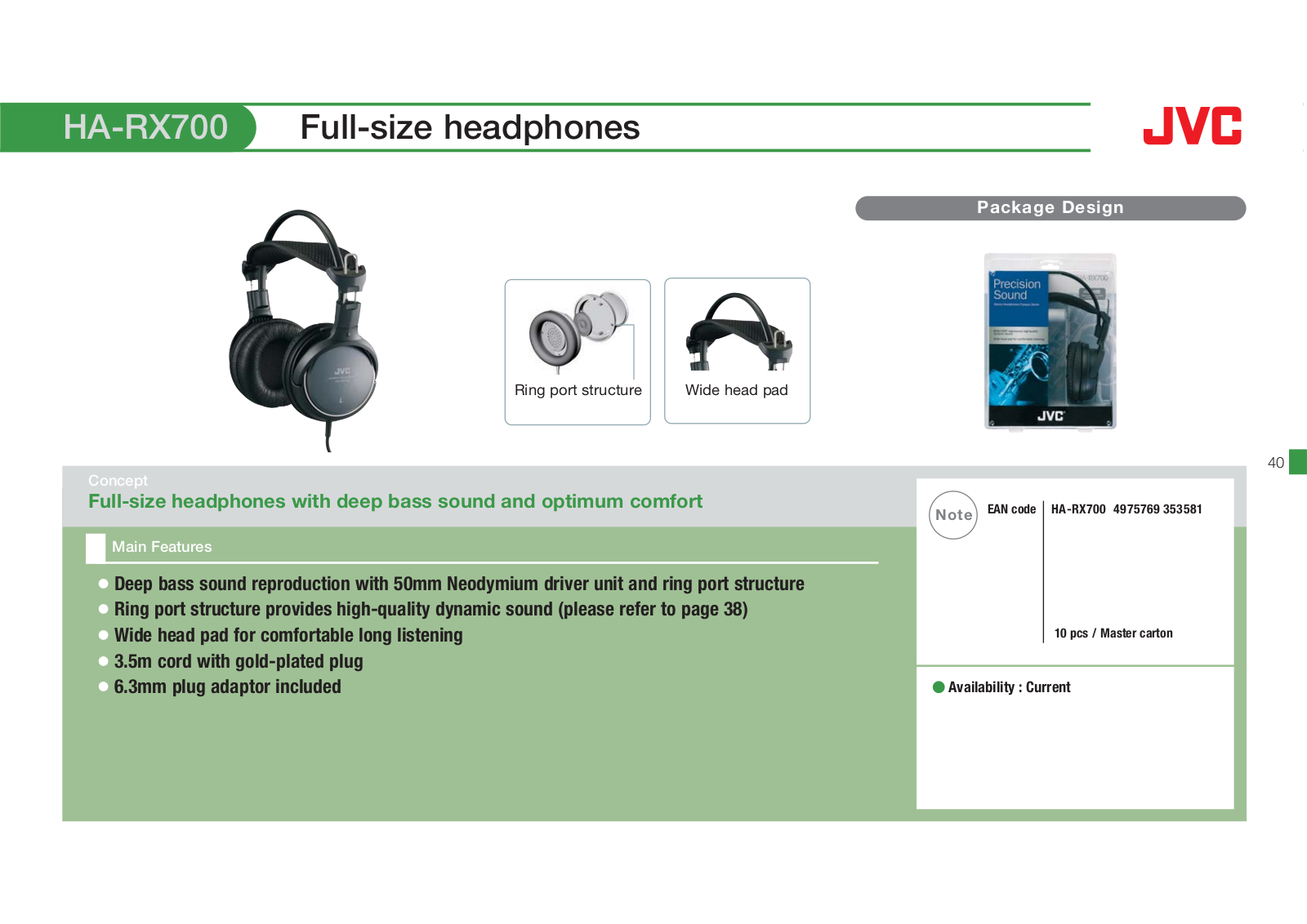 JVC HARX700 User Manual