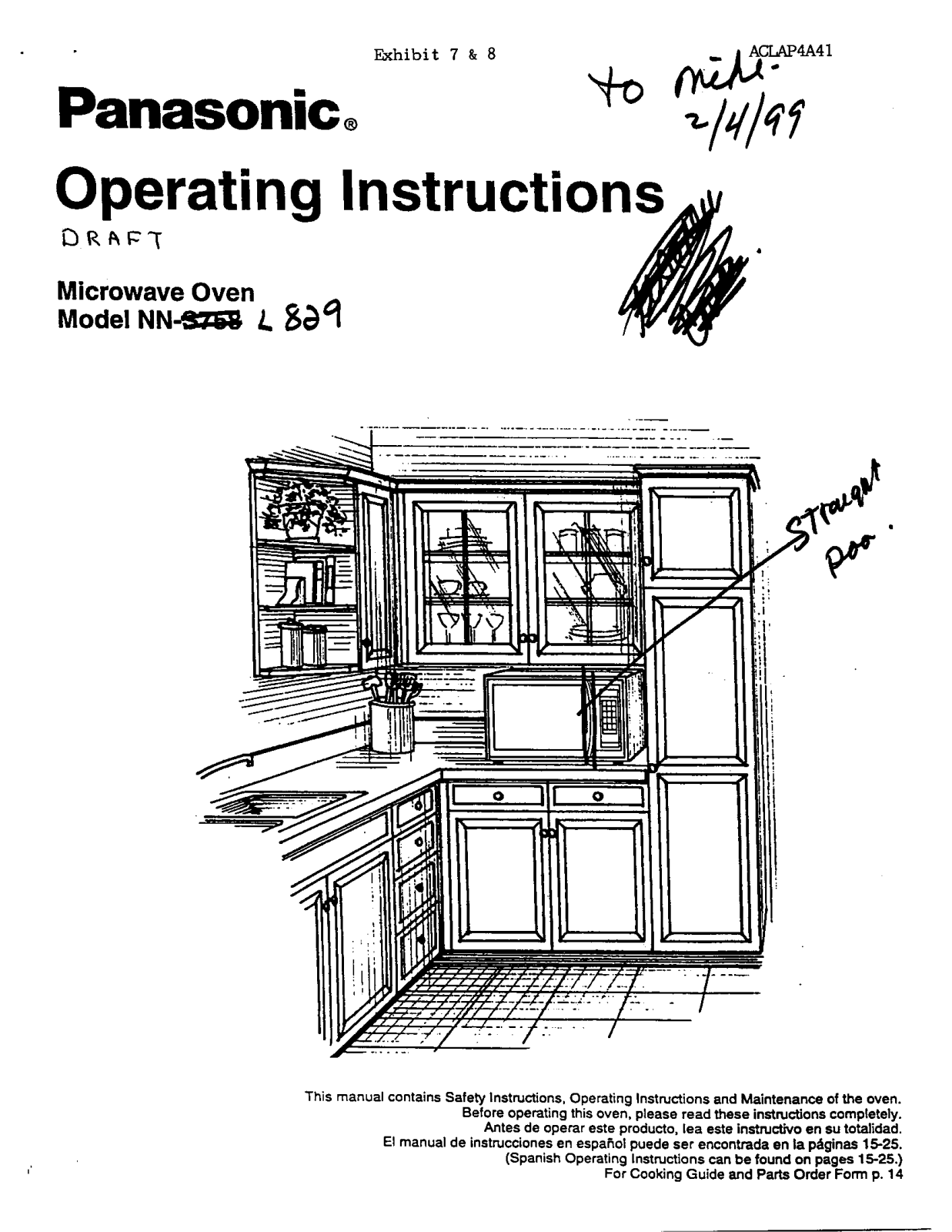 Panasonic AP4A41 Users Manual