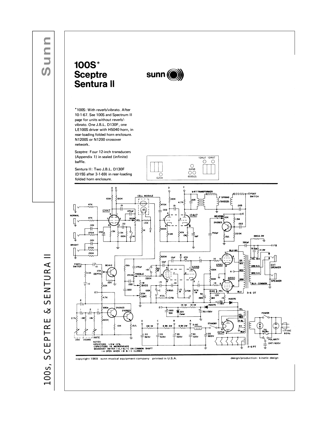 Sunn sentura ii, sceptre schematic