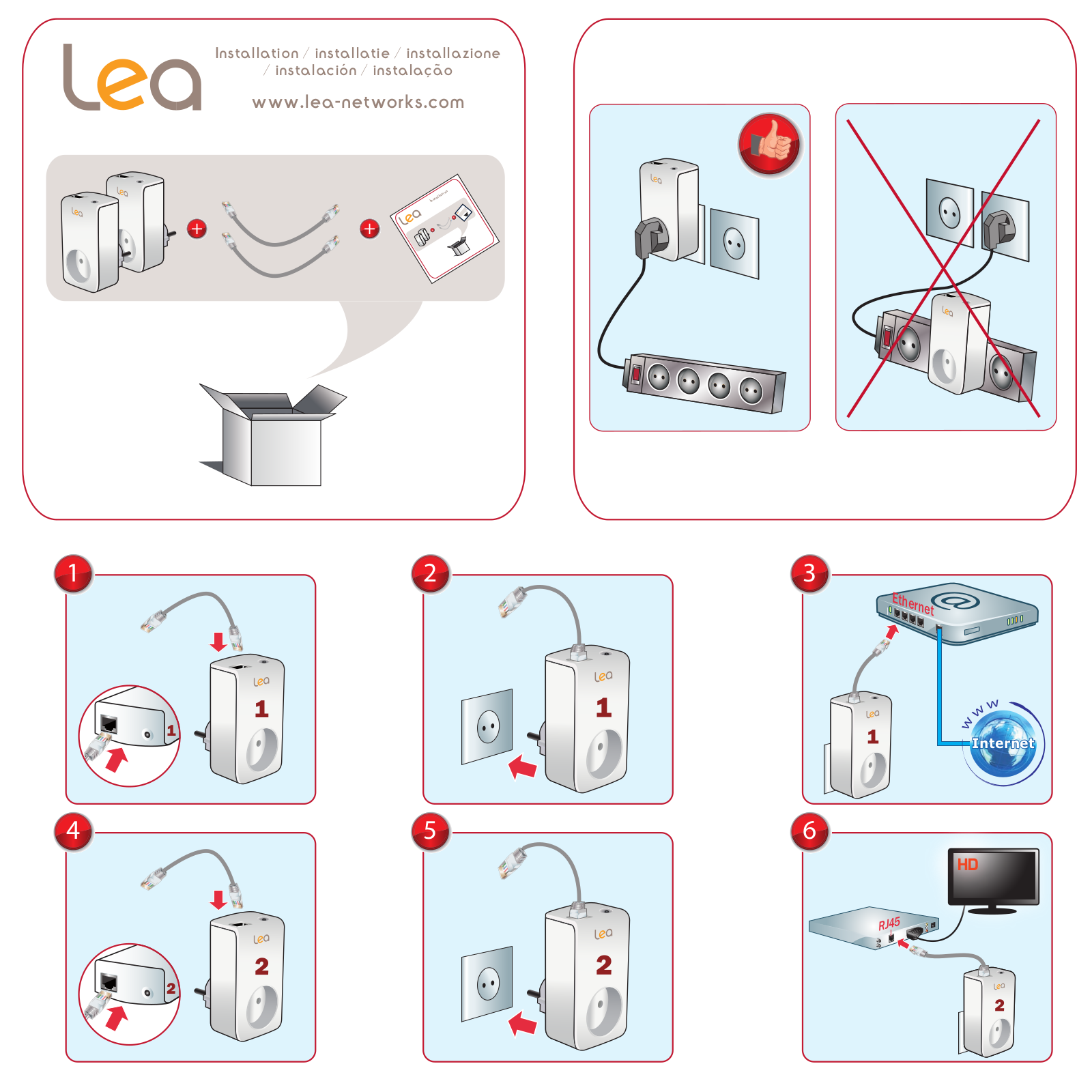 LEA NETSOCKET200 NANO MONO, NETSOCKET200 NANO TRIO, NETSOCKET200S DUO, NETSOCKET200S MONO User Manual