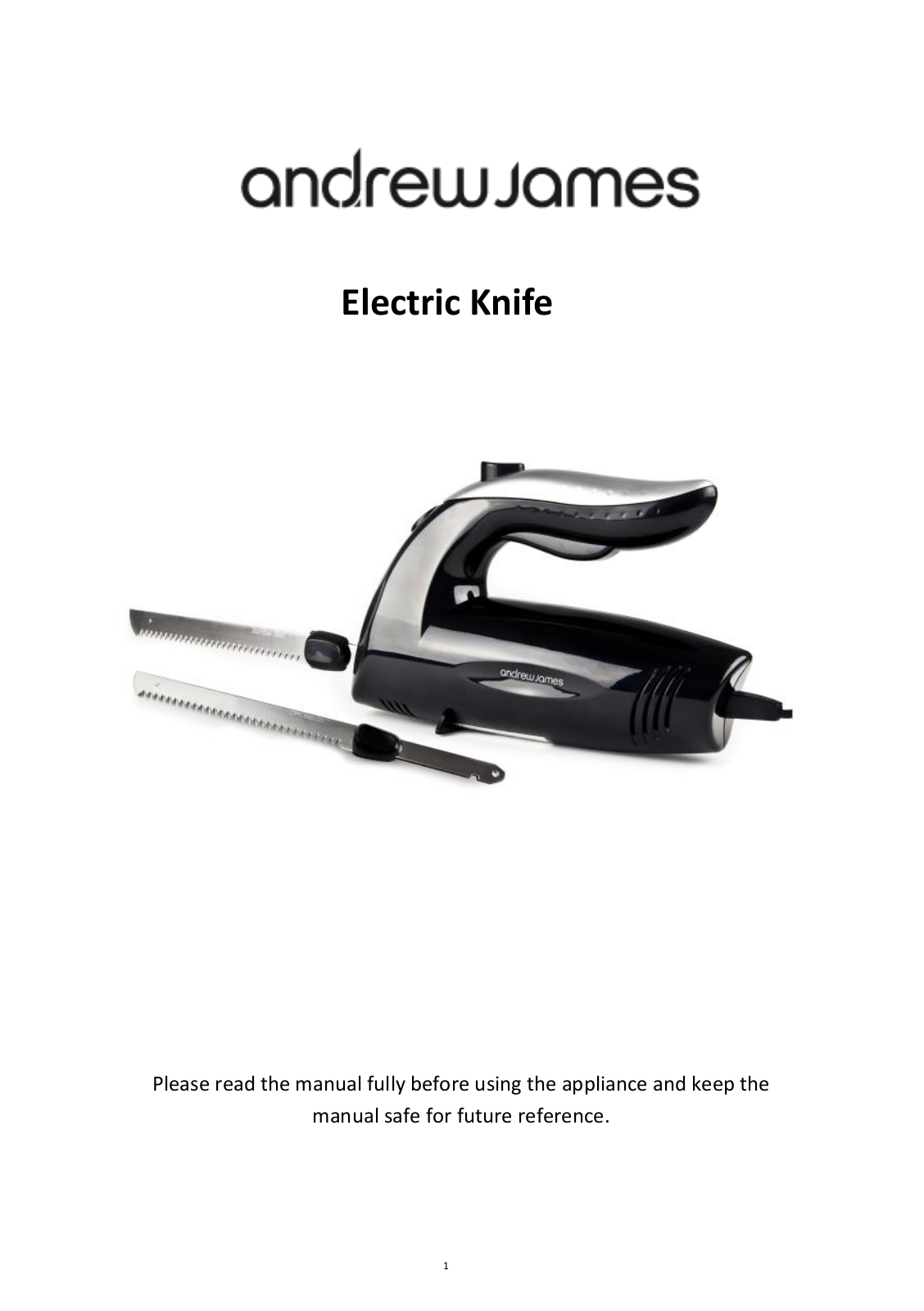 Andrew James Electric Carving Knife User Manual