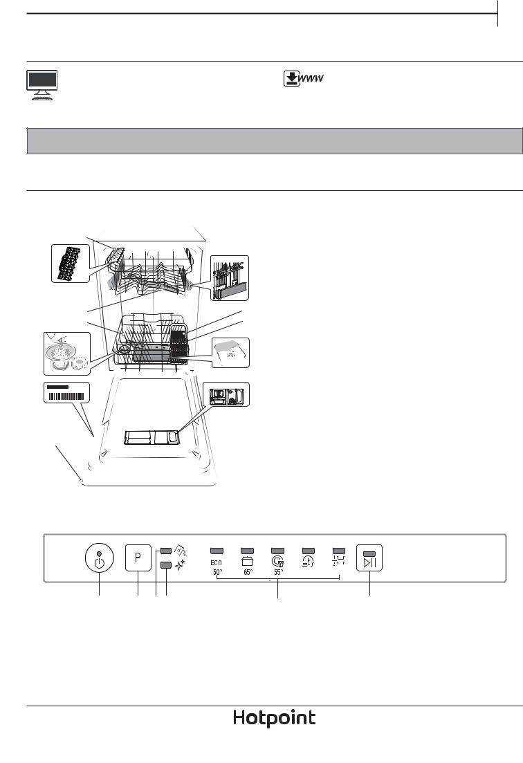 HOTPOINT HSIE 2B19 UK Daily Reference Guide